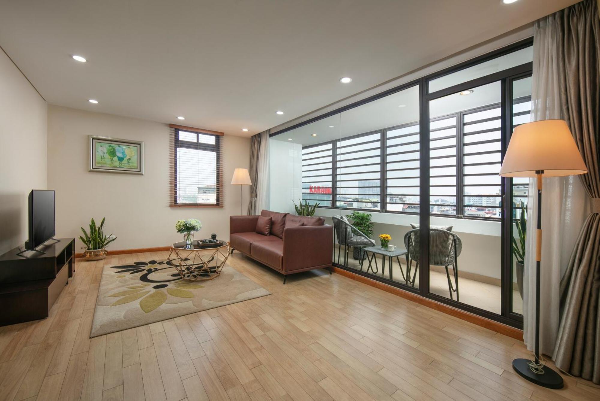 Hb Serviced Apartment - 121B Quan Hoa Hanoi Esterno foto