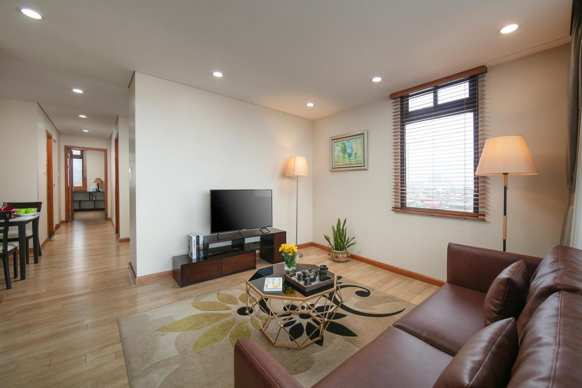 Hb Serviced Apartment - 121B Quan Hoa Hanoi Esterno foto