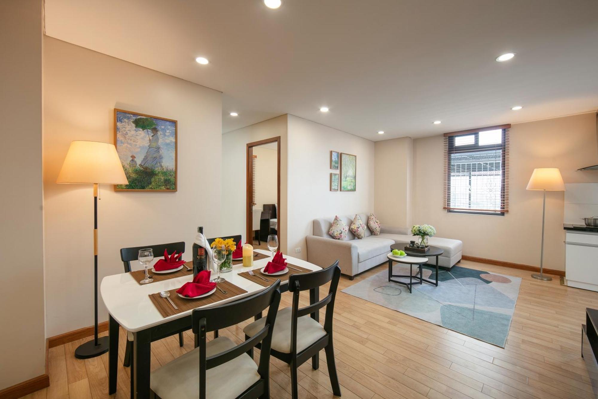 Hb Serviced Apartment - 121B Quan Hoa Hanoi Esterno foto