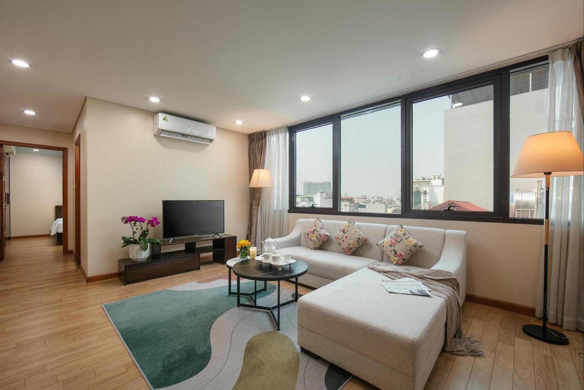 Hb Serviced Apartment - 121B Quan Hoa Hanoi Esterno foto