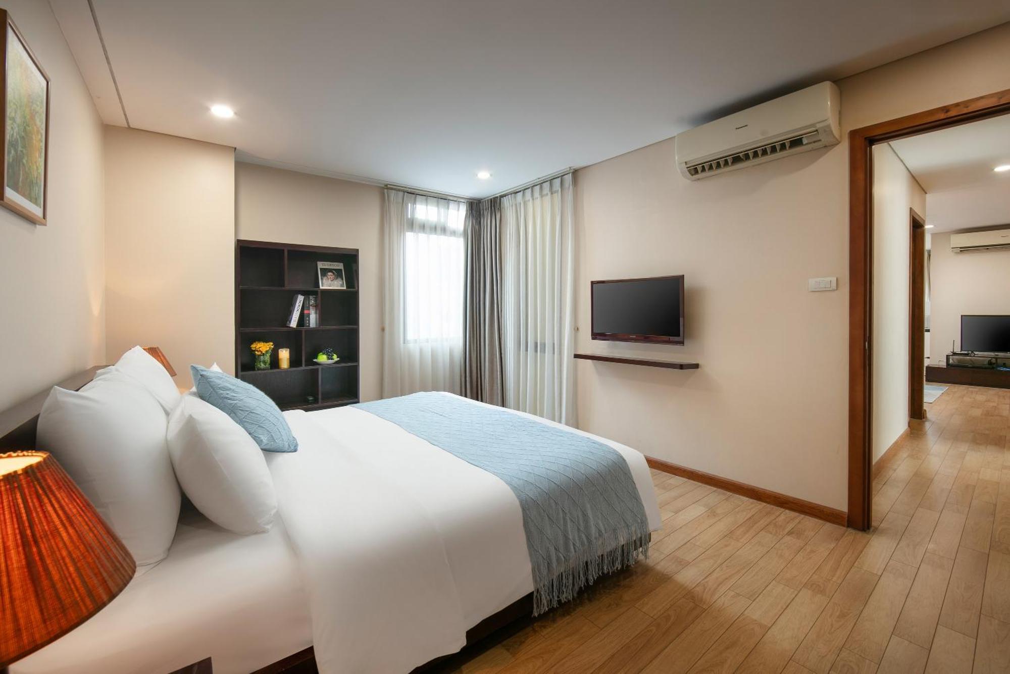 Hb Serviced Apartment - 121B Quan Hoa Hanoi Esterno foto